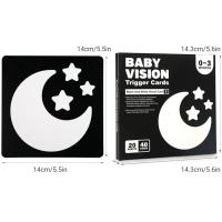 Tarjetas Educativas Montessori Para Bebés Estimulación Visual En Blanco Y Negro Alta Contraste Juguete Educativo Para Recién Nacidos Desarrollo Cerebral - details 4