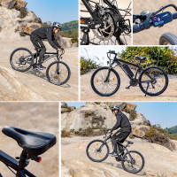 Touroll U1 Bicicleta eléctrica MTB de neumático de 29" para todo terreno con motor de 250W, batería extraíble de 36V 13Ah, alcance máximo de 65 km, engranaje de 21 velocidades Shimano, freno de disco impermeable IPX4 - details 21