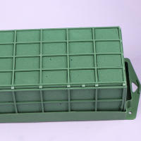 Bloque De Esponja Húmeda Para Flores DIY 1Pc Bloque De Poliestireno Verde Para Arreglos Florales Frescos Mud Para Floristería - details 1