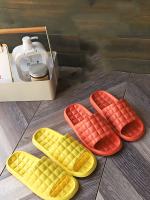 Zapatillas De Baño Para Hombres Y Mujeres 2024 Antideslizantes Con Plataforma Gruesa Cómodas Para Uso Doméstico Y Playa Sandalias De Tobillo Adhesivas De Sintético Para Interior Y Exterior - details 1