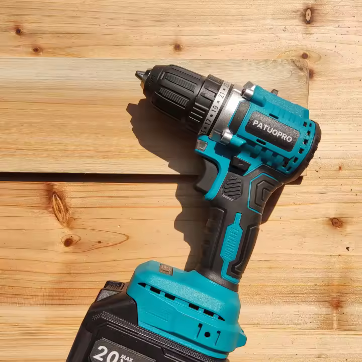 Taladro Eléctrico Recargable 21V Sin Cable Con 10mm 2 Velocidades 23 Torque Batería Y Cargador Taladro De Mano Para DIY En Casa - 1