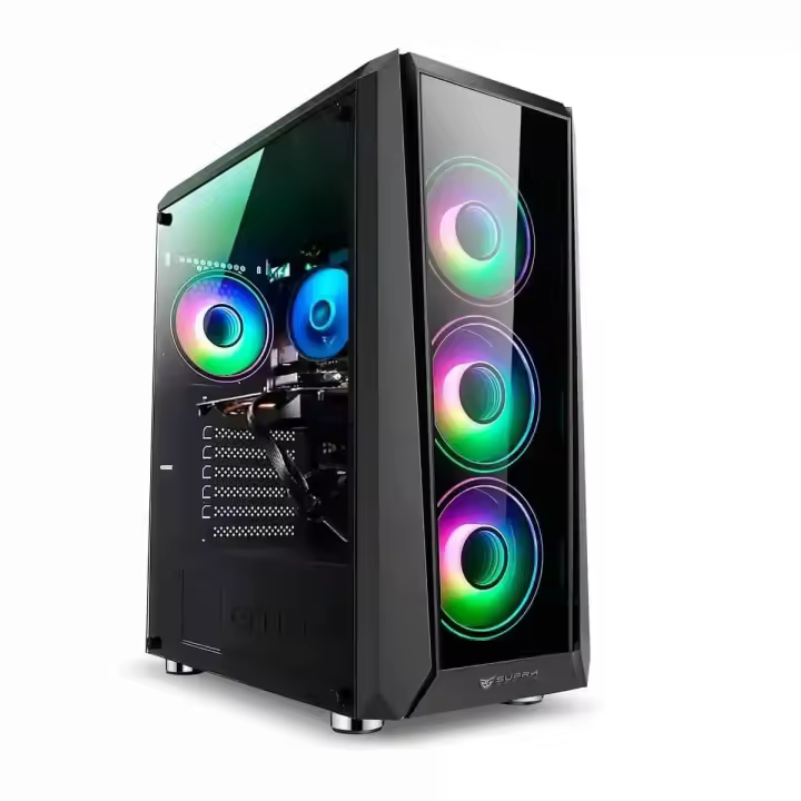 PC GAMING PC RACING INTEL CORE I3-12100F - 16GB DDR4 - 512GB SSD M.2 - GRAFICA RTX 3050 - WIFI - WINDOWS 11 PRO - PC Gamer, ordenador de sobremesa - 1