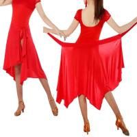 Falda De Baile Latina Para Adultos Profesionales Mujer Triángulo De Faldón Calidad Superior Rumba Samba Accesorios De Danza - details 12