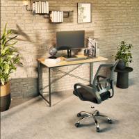 Escritorio Diseño Industrial para Computadora o Laptop, Minimalista Ideal Home Office, Recamara o Juvenil, Fácil Armado, con Estructura Resistente 100x40x70cm - details 3