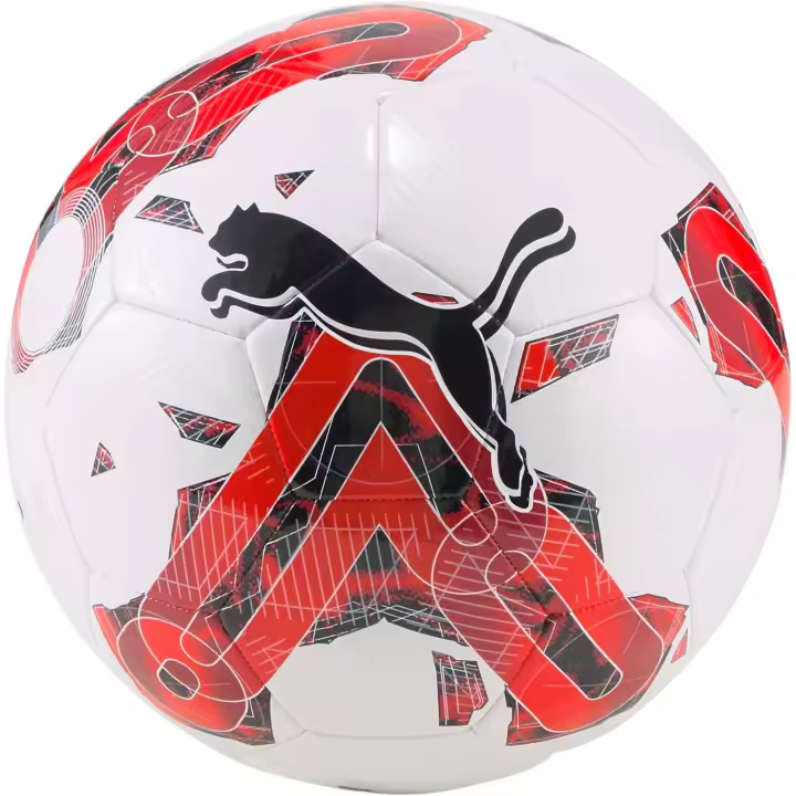 Balones de entrenamiento de fútbol PUMA Teamfinal6, para adultos, color blanco/rojo (multicolor) - 1