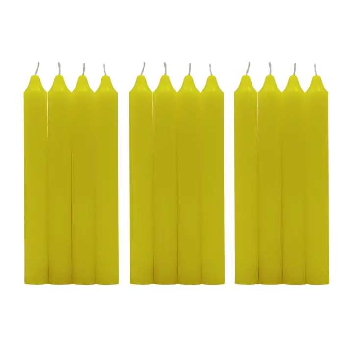 Zimmy - Velas Cilíndricas de Mesa 17.5 cm - 100% Parafina y Mecha de Algodón, Sin Perfume - Variedad de Colores - 1