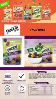 CampofríoPack de 12 Bolsas Snack Bocaditos de Fruta Natural con 96% Fruta y Sin Azúcares Añadidos, Snack Saludable y Natural - details 0