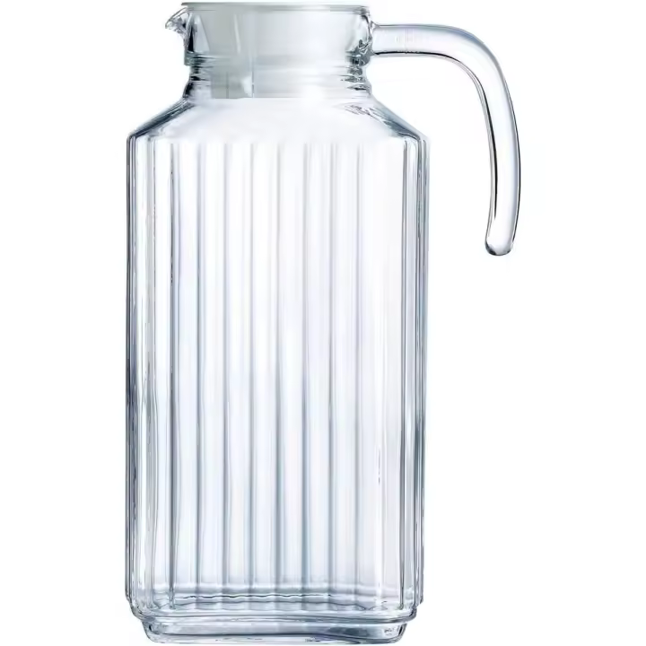 ARTEHOME Luminarc  Jarra de agua con tapa blanca 1,7L ,Jarra de cristal,Color Transparente,Clásico - 1