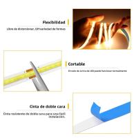 Tira De LED COB 8mm DC 5V Luz Alta Para TV Decoración De Pared Cocina Armario Escaleras Iluminación De Fondo USB - details 2