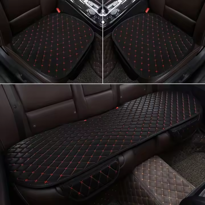 3Pcs Fundas De Asiento De Coche Universal Almohadillas De Confort Transpirables Protectoras Para Interior Del Coche Accesorios De Coche - 1
