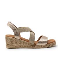 Sandalias altas mujer TINA KIZ 1110 PLATINO SANDALIA CRUZADA PLATINO 35038 25V - details 2