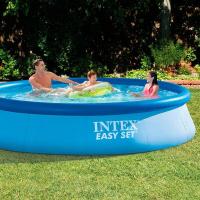 Piscina desmontable redonda INTEX jardin casa Ø366x76 cm familiar 5621 litros - details 1