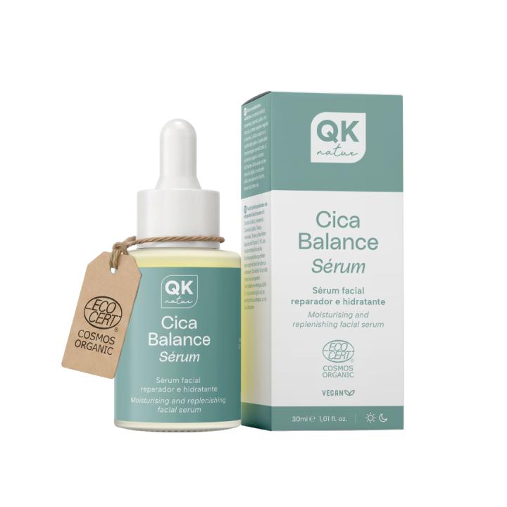 QKnatur- Sérum Facial Cica Balance 30 ml - Reparador e Hidratante con Centella Asiática, Hamamelis y Caléndula. Para… — oferta en Miravia