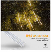 Luces De Lluvia De Meteoros LED 30CM Impermeables Para Decoración De Jardín Y Fiesta Navideña Lámpara De Hidrocaloría De Navidad - details 9