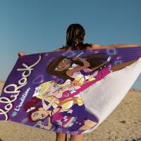 Toalla De Playa LoliRock Anime Dibujos Animados Absorbente Y Suave Para Niños Regalo Ideal Para Viajes Camping Gimnasio - details 2