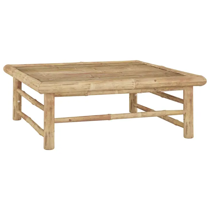 Mesa de Jardín de Bambú 65x65x30cm - 1