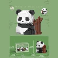 Mini Bloques De Construcción Creativos En Forma De Panda Micro Modelo Diamante Animal Juguetes Para Niños Y Niñas Construcción Ciudadana DIY Regalo Educativo - details 0