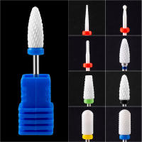 Bit De Uñas Cerámico Para Torno De Uñas Y Peluquería Pedicure 3/32" Mango Con Cerámica Accesorio De Máquina Eléctrica Para Arte De Uñas - details 4