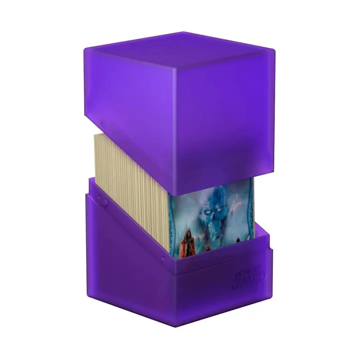 Caja de Cartas Ultimate Guard Boulder Deck Case 100+ Morado - 1