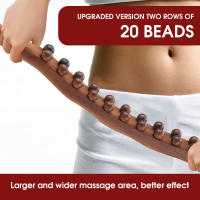 Masajeador De Madera De Abeto Universal Para Masaje Espalda Y Tratamiento De Puntos Terapéuticos Herramienta De Relajación Guasha Massajeador Abdominal - details 5