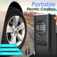 Inflador de neumáticos - Compresor de aire portátil - Coche, Inflador inteligente - Bomba de aire con manómetro digital - details 4
