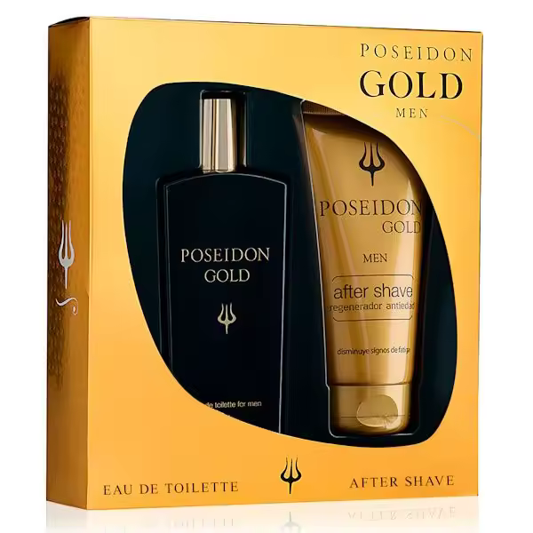 POSEIDON Estuche Gold Men EDT  1 uds Estuche EDT 100 ml + After Shave 100 ml - 1