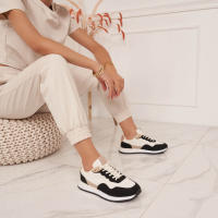 Zapatillas deportivas mujer blancas combinadas, Sneakers Casuales Mujer, Zapatillas Blancas Multicolor - details 6