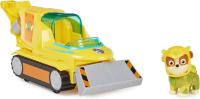 PATRULLA CANINA - AQUA PUPS - FIGURA DE ACCIÓN LA PATRULLA CANINA - Vehículo de Tiburón Martillo Transformable de Rubble con Figura de Acción Coleccionable - 6066158 - Juguetes Niños 3 Años + - details 1