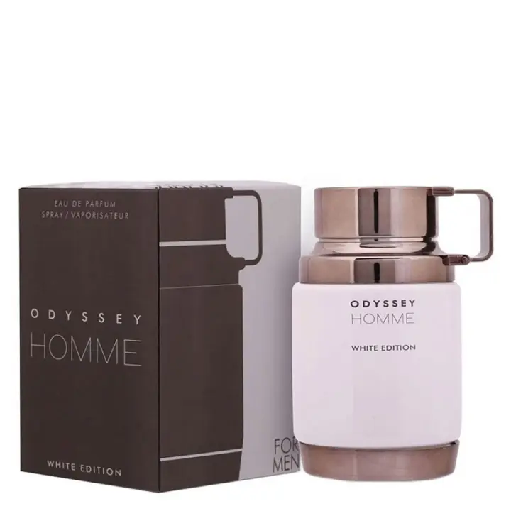 Perfume de Lujo Armaf Odyssey Homme White Edition 100ml | Fragancia Fresca y Amaderada para Hombre | 100% Original, Larga Duración | Perfume Árabe Sofisticado Ideal para Regalo o Uso Diario - 1