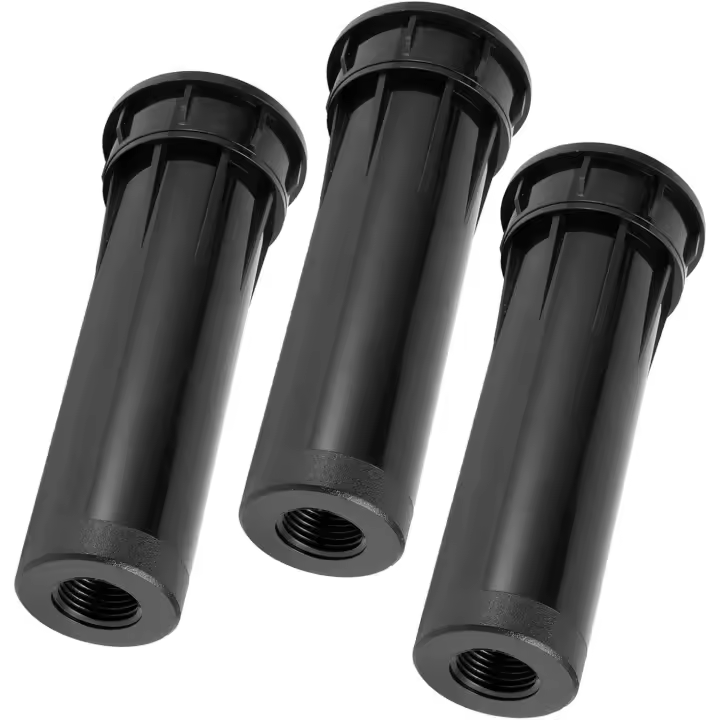 Aspersor telescópico St, G1/2, boquilla telescópica para riego de jardines y césped. Radio de pulverización: 5-8 m (16,4-26,2 pies). - 1