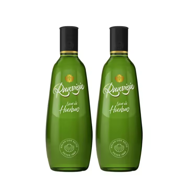 Licor de Hierbas Ruavieja 70cl - Pack de 2 botellas - 1
