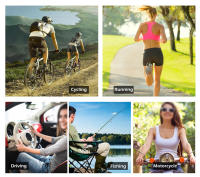 Mangas De Correr Y Pesca En Color Sólido Protección Solar Verano Mangas De Hielo Para Ciclismo Y Deportes Al Aire Libre Secado Rápido Transpirables Para Hombres - details 1