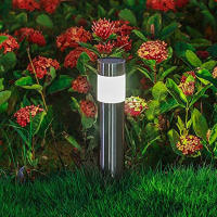 Luces Solares Para Jardín Y Patio LED Impermeables De Acero Inoxidable 1-8 Pcs Luz De Césped Para Caminos Y Jardines - details 4