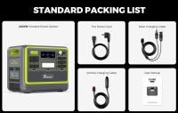 FOSSiBOT F2400 Estación de energía portátil, 2048Wh Batería LiFePO4, generador solar de 2400W de salida, 16 puertos de salida, 3 métodos de carga, utilizado para la mayoría de dispositivos - details 13