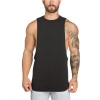Chaleco Transpirable Para Hombre Color Sólido Verano Estilo Casual Cuello Redondo Absorbente De Humedad T-Shirt Deportiva - details 1