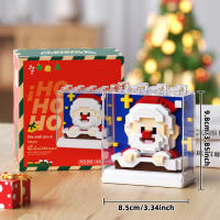 Bloques De Construcción Navideños Con Santa Claus Arbol De Navidad Reindeer Elfos Y Muñecos De Nieve Regalos De Navidad Para Niños Edad Recomendada 6-12 Años Material Plástico - details 5