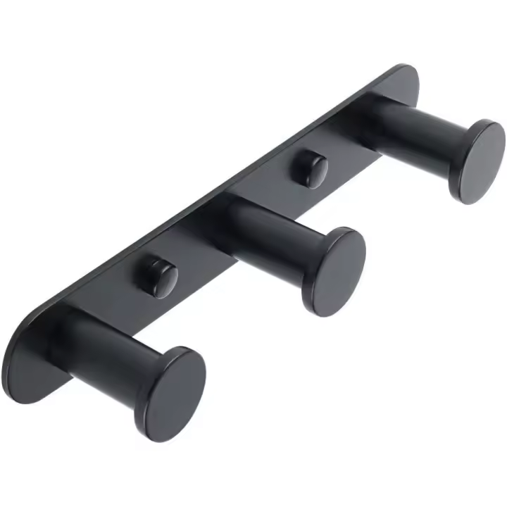 Foreign Maple inoxidable, Tres Ganchos Perchero de Cocina toallero para baño y Cocina - 1