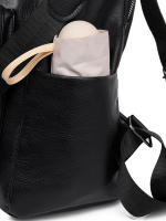 Mochila urbana sencilla de PU para mujer - details 15