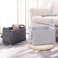 Cesta De Almacenamiento Plegable De Terciopelo Para Ropa Lavandería Estación De Trabajo Gran Capacidad Caja De Almacenamiento De Cosméticos Libros Suministros Estudiar - details 4