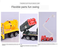 Juego De Modelos De Camiones De Incendio Y Coches Para Niños Kit De Juguete De Ingeniería Con Avión Y Tren Excavadora Regalo Para Niños - details 1