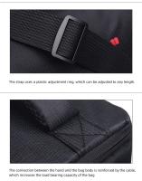 Bolso De Hombro Para Cámara Digital DSLR RF10 Resistente Al Agua Funda Para Fotografía Compatible Con Canon Nikon Sony Con Bolsillo Para Lentes - details 1