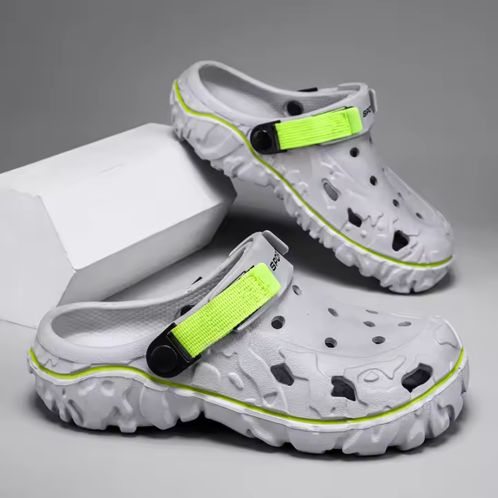 Zapatillas De Hombre EVA 2023 Ligeras Y Económicas Sandalias De Playa Para Trabajo Con Diseño De Clog Mules Adecuadas Para Exterior Talla Verdadera - 1
