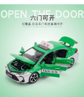 Toyota Corolla Taxi De 1:32 En Aleación De Metal Vehículo Diecast Con Sonido Y Luz Coche Retroductor Para Niños Regalos A633 - details 8