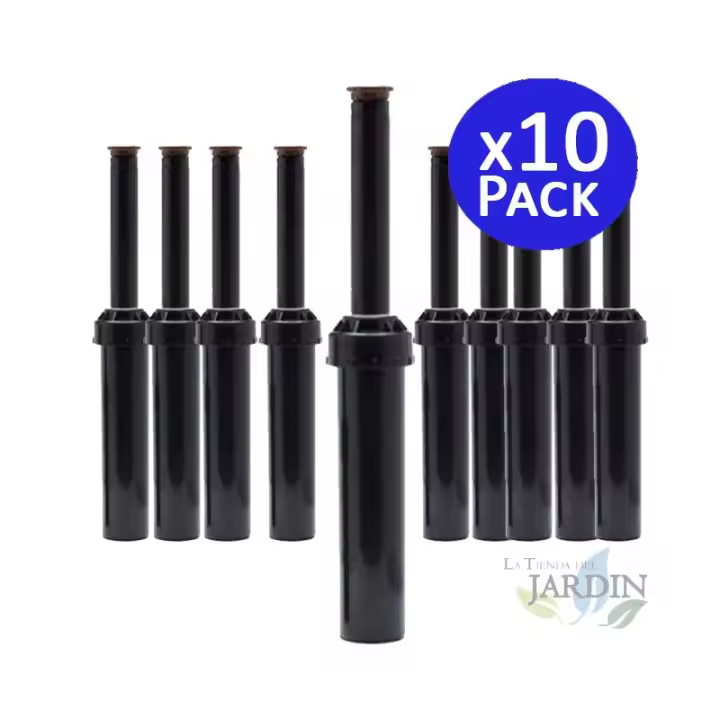 TORO Pack 10 Difusor de riego Toro LPS415 | Alcance 4,50 metros, 0 a 360º | Aspersor con Elevación 10 cm - 1