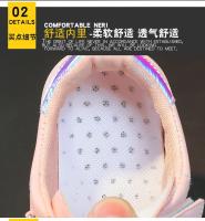 Zapatillas Para Niñas Cuero Sintético Transpirables Zapatos Casuales Para Todas Las Estaciones Zapatillas Blancas Pequeñas Para Niñas - details 2