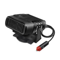 Calefactor Y Aire Acondicionado Eléctrico Portátil 12V/24V Para Coche Con Ventilador Demistificador Defroster Rotación 360 Grados - details 12
