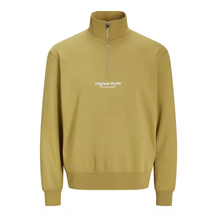 JACK&JONES 12241777 JORVESTERBRO SWEAT QUARTER ZIP HN NOOS Hombre Sudadera Jersey Cuello Capucha 29675 - 1