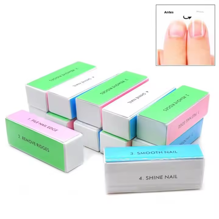 LULAA Bloques De Pulido Para Uñas 1/20 Piezas Herramientas De Manicura Polímero De Alambre De Papel De Pulir Bloques De Brillantez Para Uñas - 1