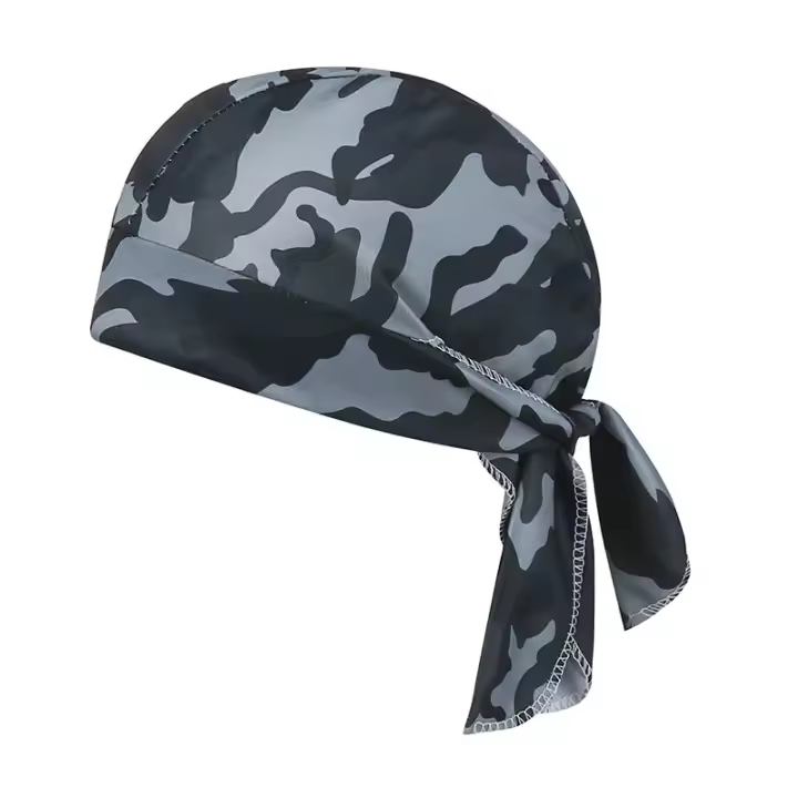 Bandana De Camuflaje Para Hombre Pañuelo De Cabeza Protección Solar Deporte Ciclismo Transpirable Estilo Pirata - 1