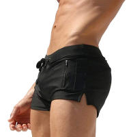 Shorts De Baño Sexy Para Hombres Quick Drying Swimwear Transpirable Deporte Surf Zwembroek Sunga Board Shorts Material Poliéster Y Spandex - details 14